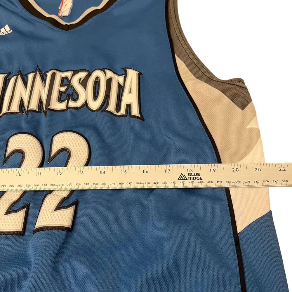 Adidas Minnesota Timberwolves Andrew‎ Wiggins Jersey Men L Blue #22 Swingman
